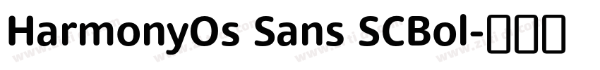 HarmonyOs Sans SCBol字体转换